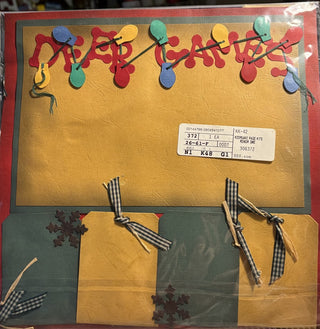 NEW Crafts 12x12 Premade 2 Page Spread  Christmas|129379