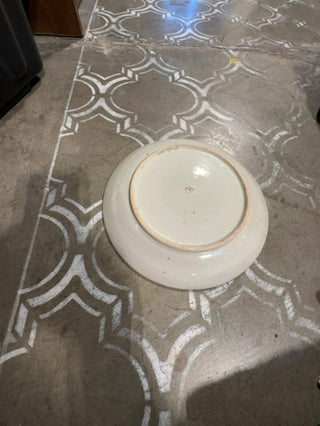 Antique Japanese “Igezara” Blue and White Plate