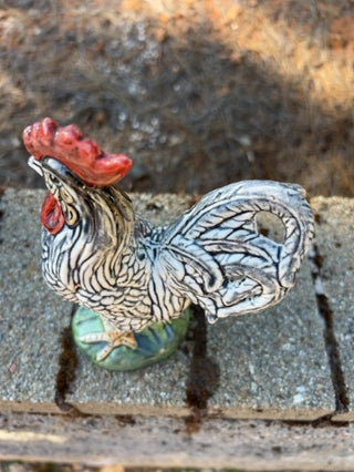 JP vintage ceramic rooster 7.5”  from hobbiest mold