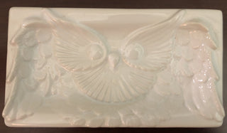 White Ceramic Owl Dish RSV|145267