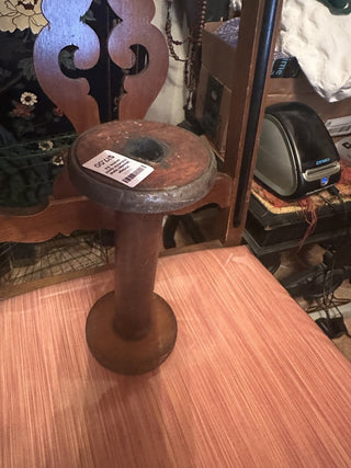 Vintage Wooden Metal Industrial Spool approx. 9.5 Country Farmhouse Primitive decor r #47 VV MTS