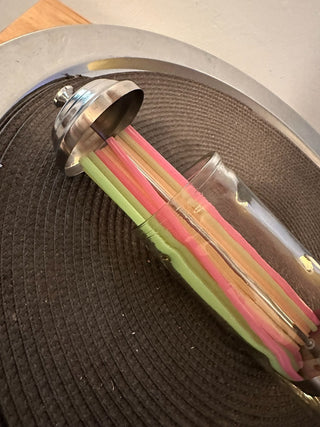 Straw Dispenser Glass MTS|131996