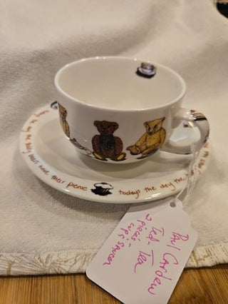 Paul Cardew Ted-tea cup & saucer. RCD