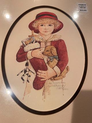VTG Signed Jan Hagara Litho Print~ MTS