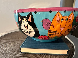 Catzilla Reiter Faces 2001 Large Bowl MTS