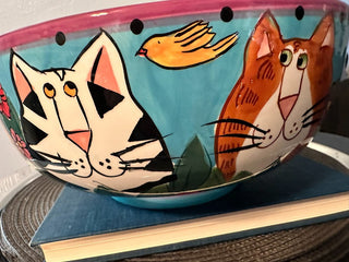 Catzilla Reiter Faces 2001 Large Bowl MTS