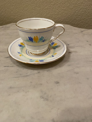 Vtg Royal Stafford teacup/saucer England|50552