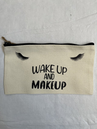 Zippered Canvas Make up Pouch|74938