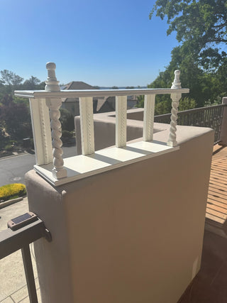 Hanging/table top shelf - 2 tier, white 23"w x 12"t RCD|77050