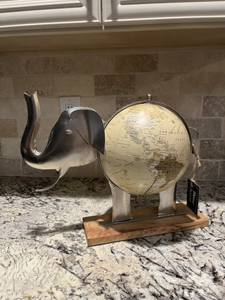 Elephant Decor World Globe RCD|71223
