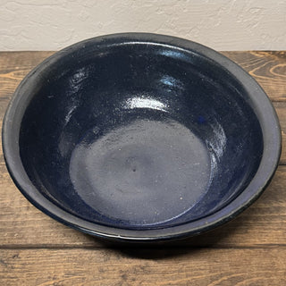 Dark Blue Studio Pottery Serving Bowl MTS|120782