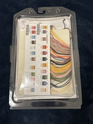 #91 NEW Dimensions Gold Petites "BIRD POSTE" Cross Stitch KIT Butterly Flower Bird