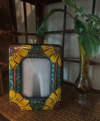 Mex sunflower picture frame|93820