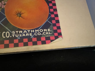 Loch Lomond Authentic Citrus Farm Crate Label EC055 MTS|100328