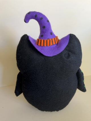 Happy Owl-oween Owl Plush Decor
