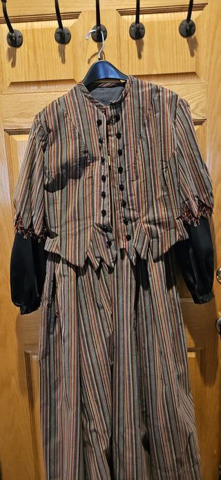 Dickens 2 piece Costume Women's sz 10, Hand sewn, RSV|121387