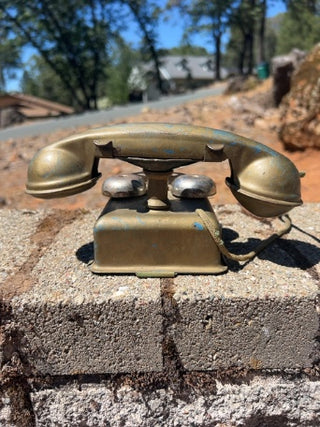 Vintage Tin Toy Speedphone Telephone