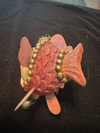 Ornament Kissing Fish Katherine's Collection MTS|89808