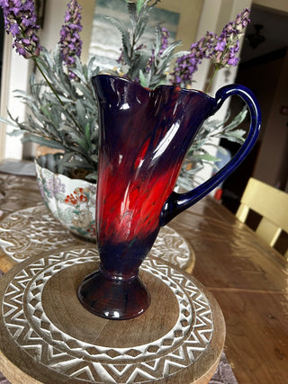 Bohemian Czech Art Glass Vase-RSV