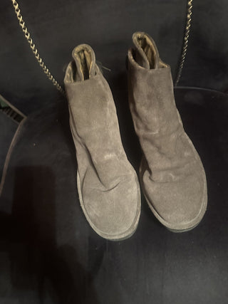 Fly London Suede Women's Grey Ankle  Wedege  Boots Size EU 40#63 VV MTS