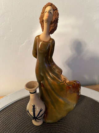 UCTCI Japan Figure Woman Art Pottery MTS
