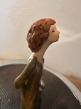 UCTCI Japan Figure Woman Art Pottery MTS