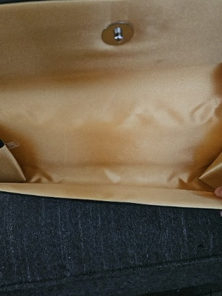 MTS-RM826 Gold/Black Clutch Purse