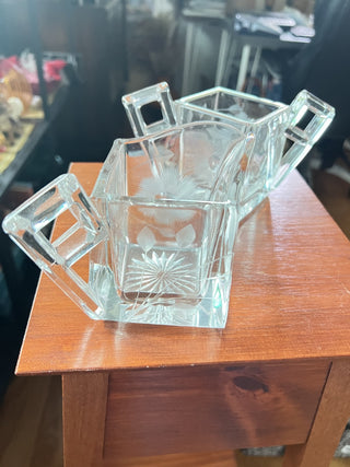 Antique Heisey Glass sugar & creamer (set)  RSV|73977