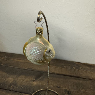 Vtg Inge Glass Hand Blown Fish Ornament MTS|125223