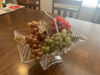 Jd-Vtg Adam’s & Co Crystal fruit dish RSV|77627