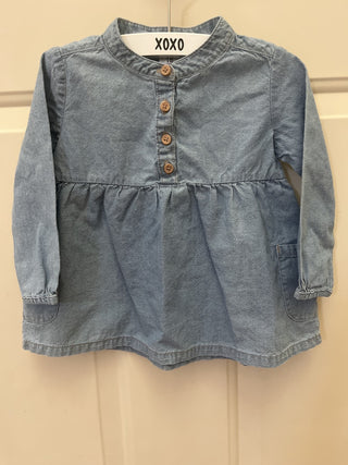 Carters Chambray L/S Top - 18 Months - RSV|105988