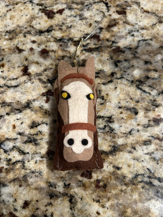 Felt Horse Ornament   MTS|124973