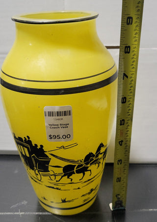 Yellow Stagecoach Vase RCD
