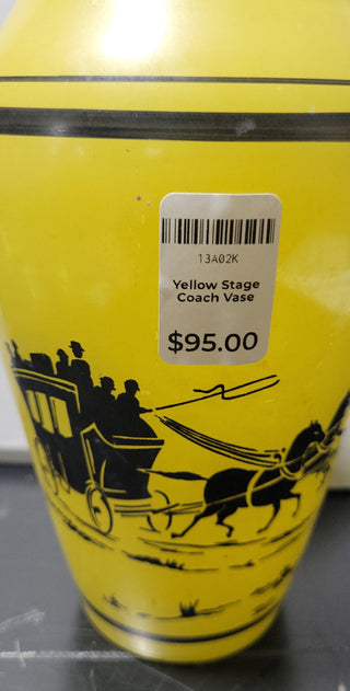 Yellow Stagecoach Vase RCD