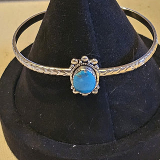 .925 kingman turquoise bracelet|90150