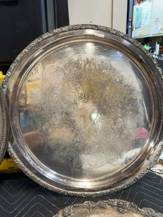 Silverplate 20" Serving Platters