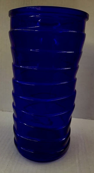 Vintage Hoosier Indiana Glass Cobalt Blue Vase RSV|56879