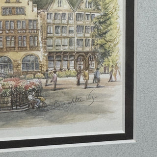 Bernadette Voz Frankfurt Watercolor Art Print RCD|101096