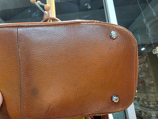 Genuine leather brown bag RSV|132155