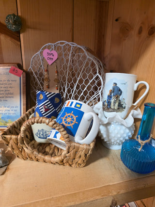 SALE - Vintage Otagiri Nautical Mug