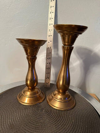 Candle Gold Pillar SET 2 MTS|62259