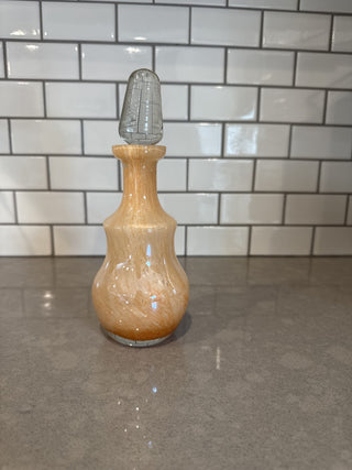 AJ - Orange Glass Decanter MTS|61818