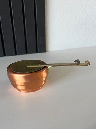 Copper and brass mini pot RSV|116761