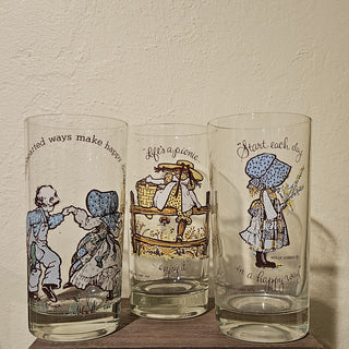 VTG Holly Hobbie Glass  - Life's a picnic (BRI) - MTS|114534