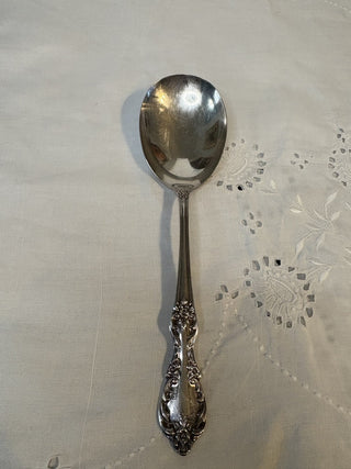 Vintage Rogers Silver Plate Serving Spoon RSV