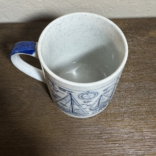 Vintage Nautical Blueprint Coffee Mug MTS|81676