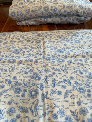 Mushroom Print Twin Sheet Set ~MTS|111306