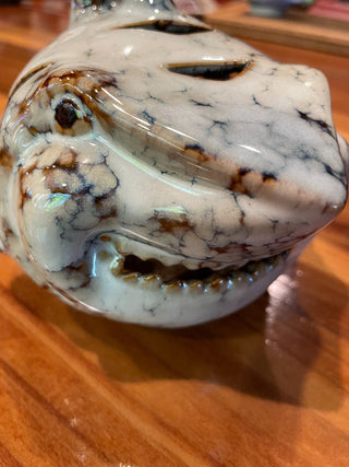 Ceramic Shark Candle Holder~MTS|85212