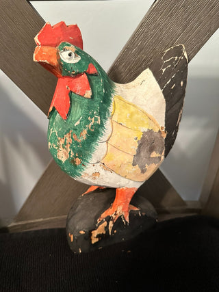 Chicken Wood Carved 10"|39479