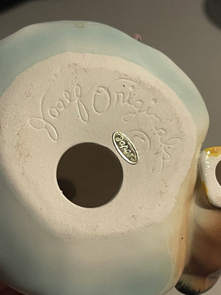 Vtg Farmer's Little Daughter w/ Hen, Josef Org--SP RCD